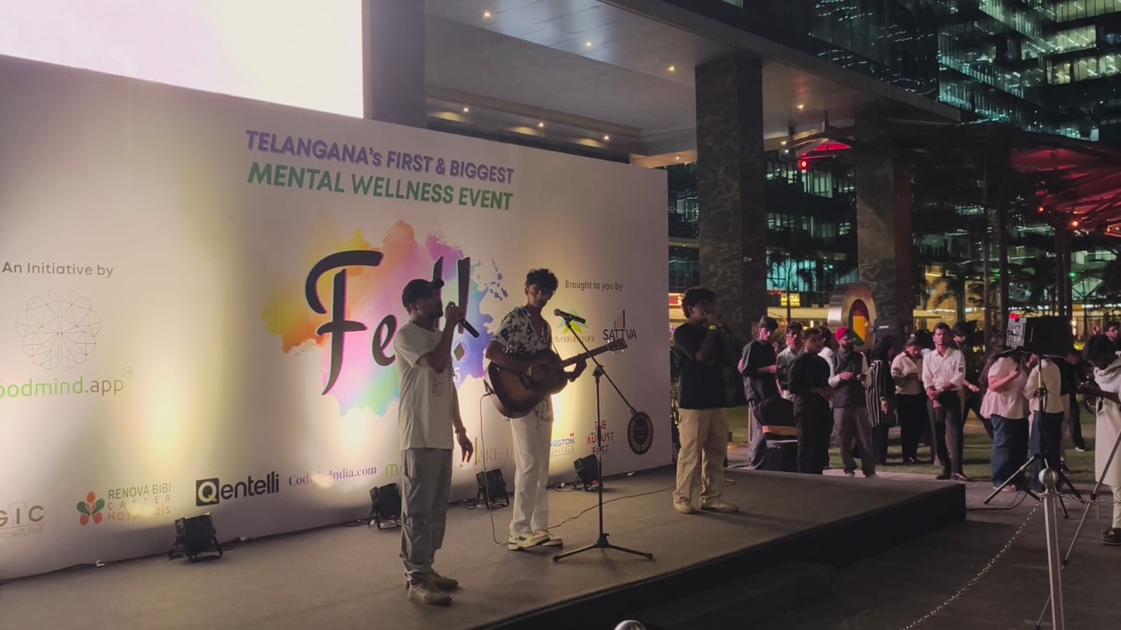 Attendees enjoying a past FEEL wellness event